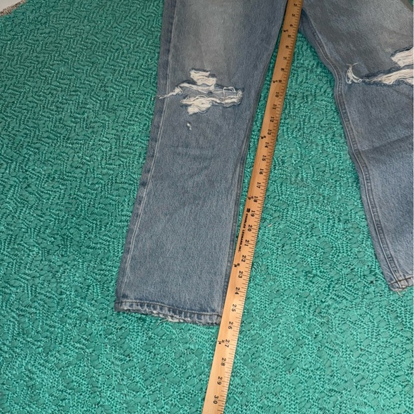 Agolde Riley High Rise Straight Crop Jeans - Picture 7 of 8